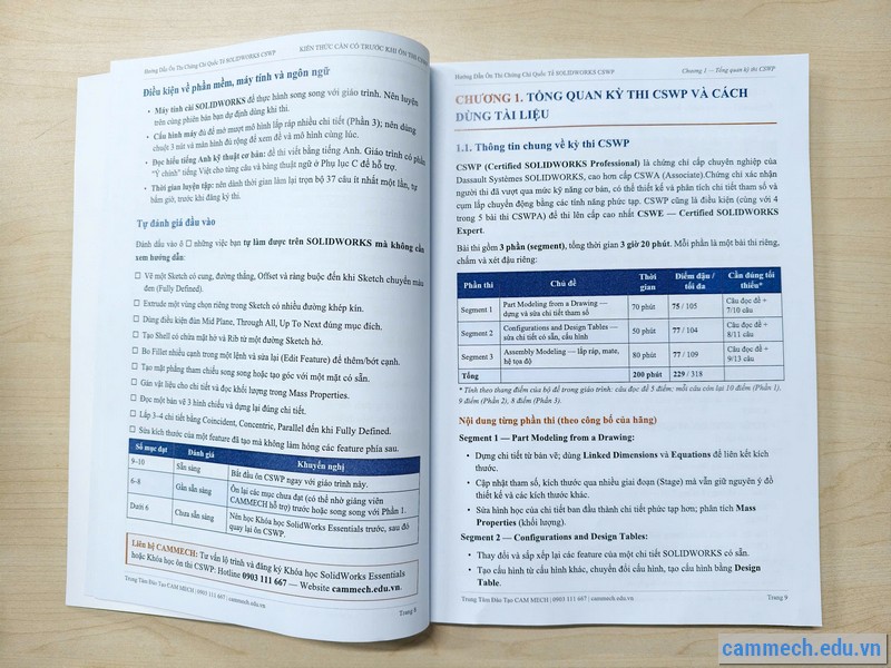 Sách Hướng Dẫn Ôn Thi SolidWorks CSWP