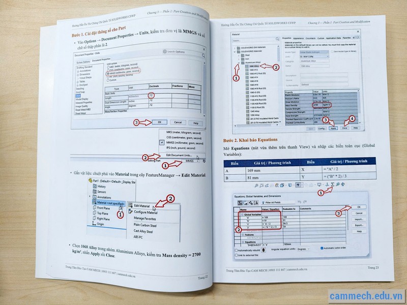 Sách Hướng Dẫn Ôn Thi SolidWorks CSWP