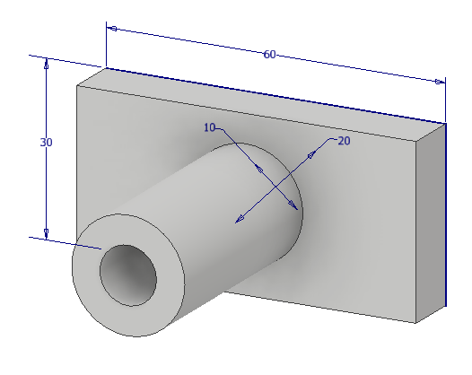 Thiết kế theo tham số trong Autodesk Inventor
