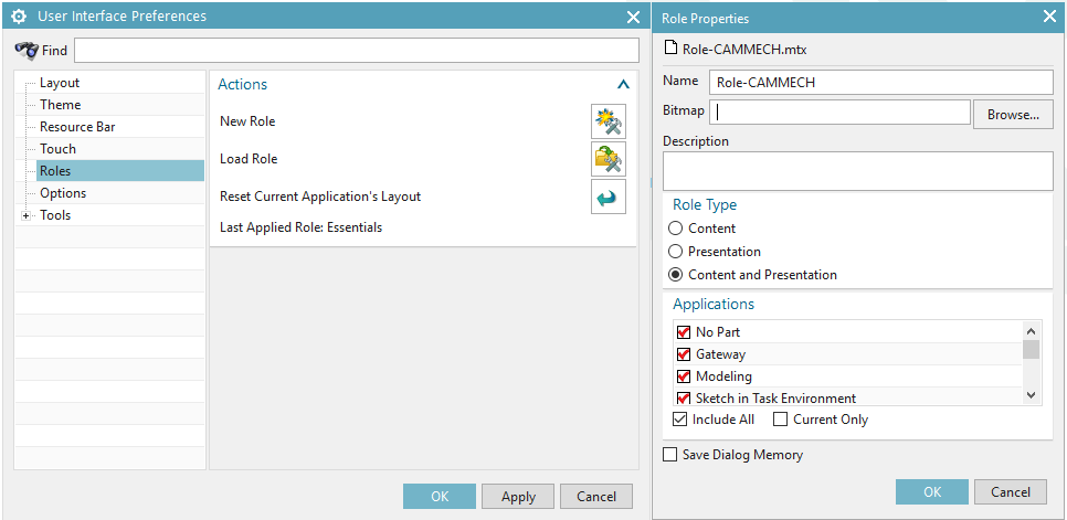 NX - Cách lưu file cài đặt phím tắt