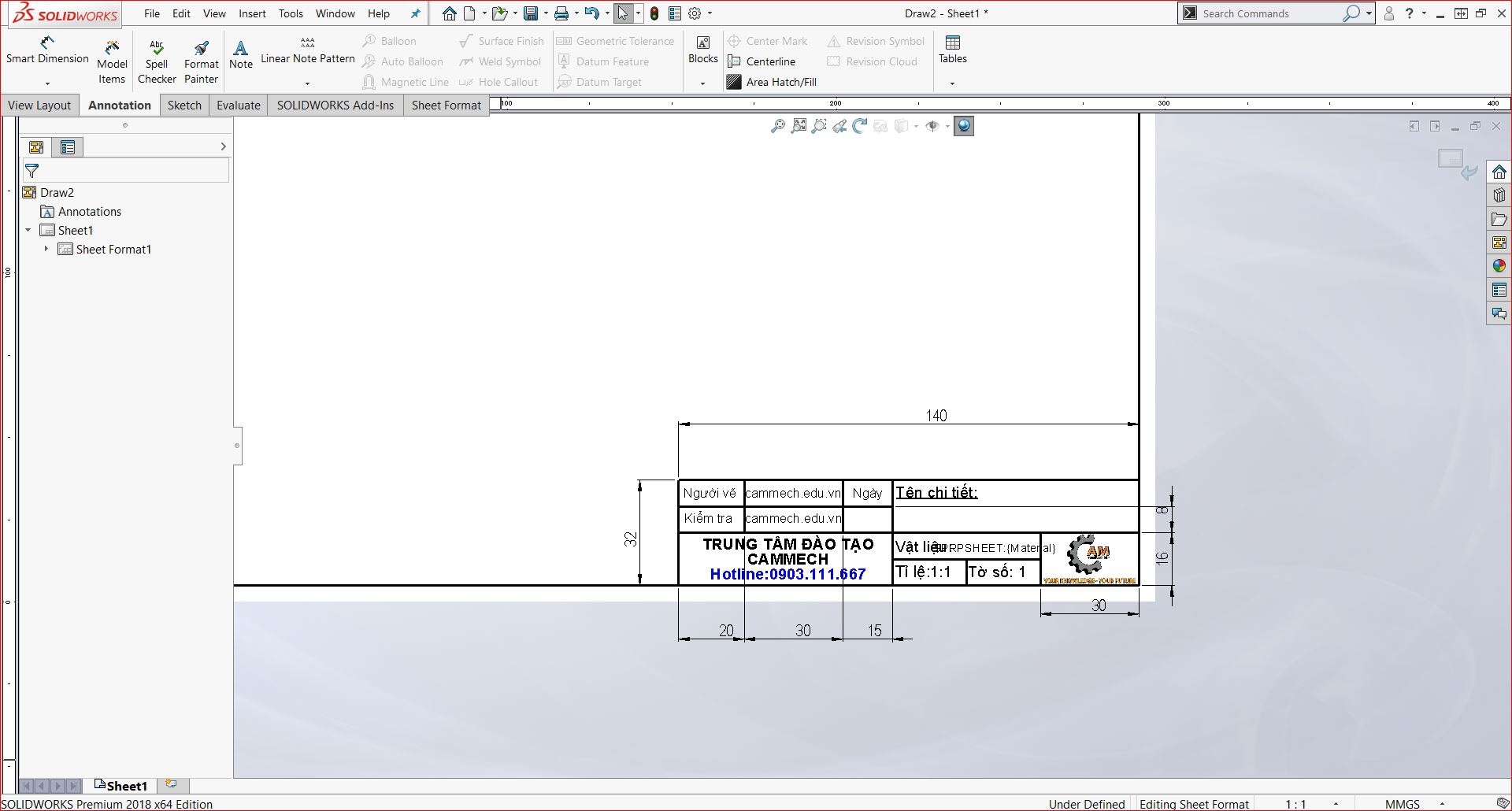 Solidworks vẽ khung tên: Với Solidworks - phần mềm thiết kế 3D hàng đầu, chúng tôi sắp đem đến cho bạn những bản vẽ khung tên siêu đẹp và phù hợp nhất theo kỹ thuật vẽ.