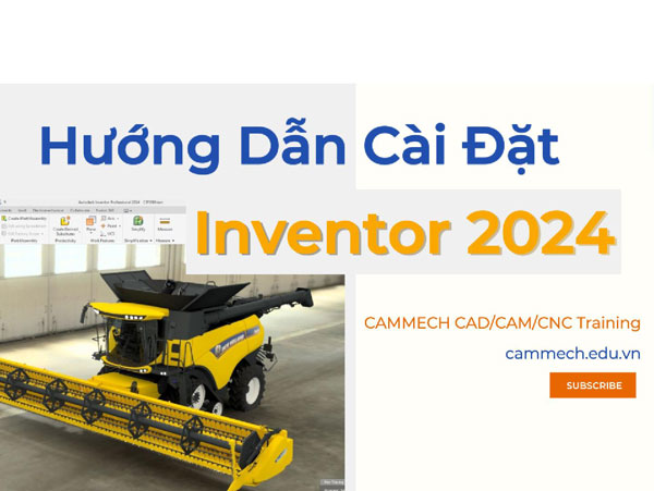 Hướng dẫn cài phần mềm Inventor 2024