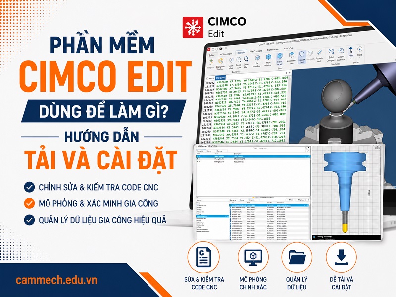 Phần Mềm CIMCO Edit Dùng Để Làm Gì? Hướng Dẫn Tải Và Cài Đặt
